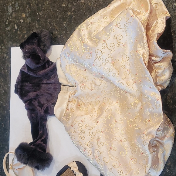 American Girl Midnight Holly Outfit, Dress, Shoes, HTF Purse - Picture 5 of 9